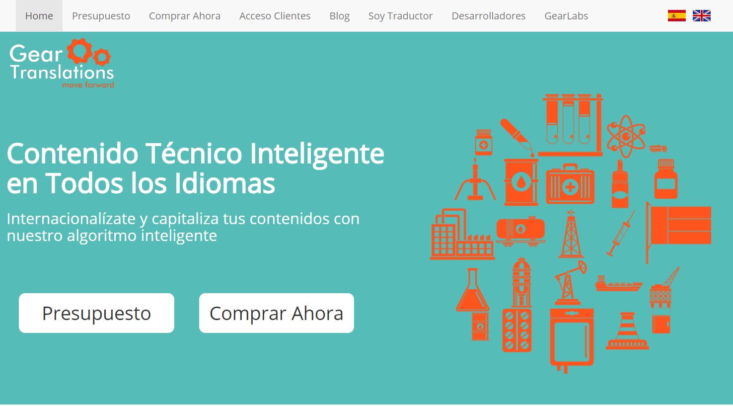Traducciones de contenidos